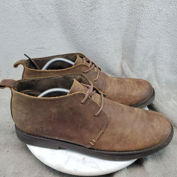 Target Shoes Mens Size 11 Brown Leather Lace Up Chukka Boots main image 11